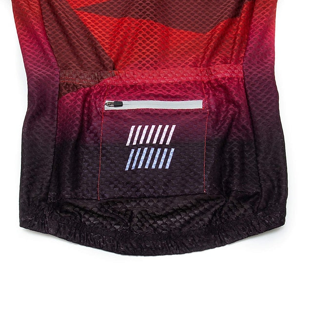 Women's Cycling Jersey Geometric Short Sleeve Bike Jersey