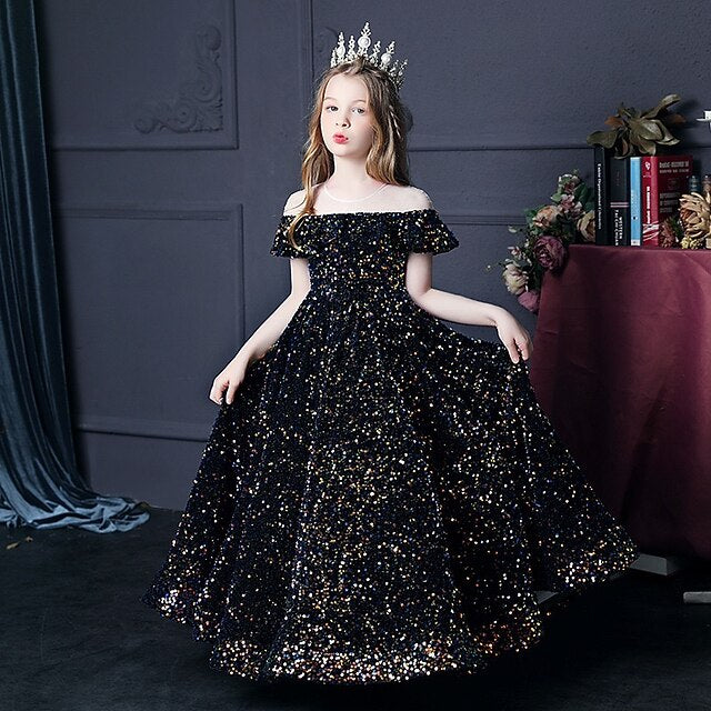 Girls' Gown Dress Party Flower Girl Evening