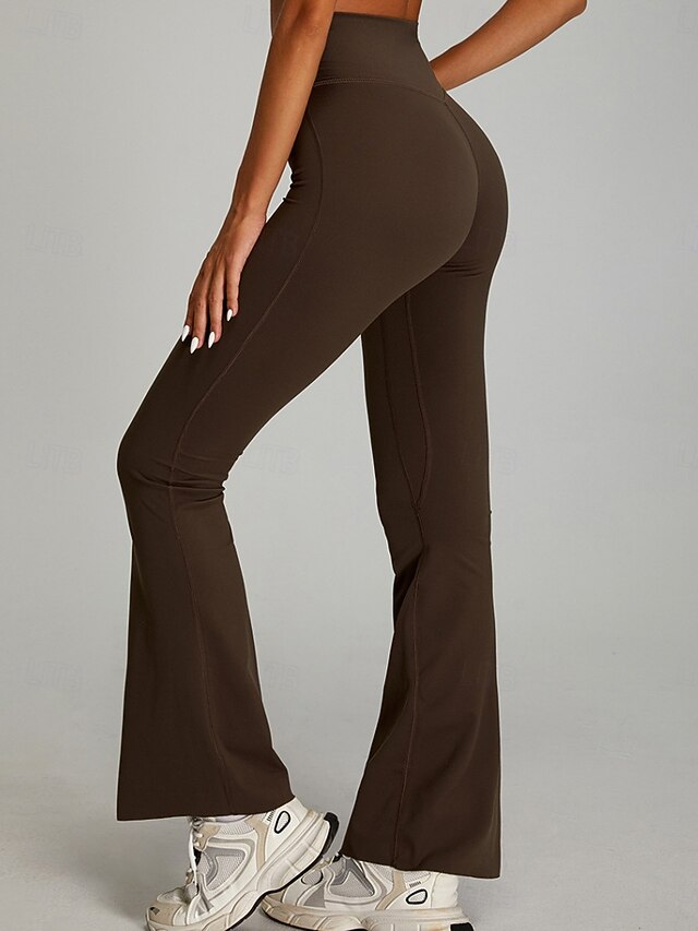 Women's Bell Bottom Chinos Streetwear Casual Athleisure