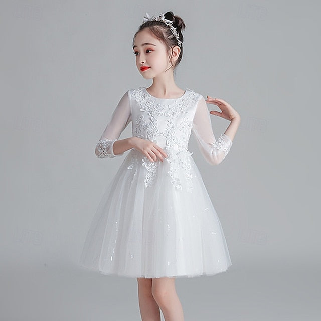 Kid's Flower Dress Girl Girls' Princess