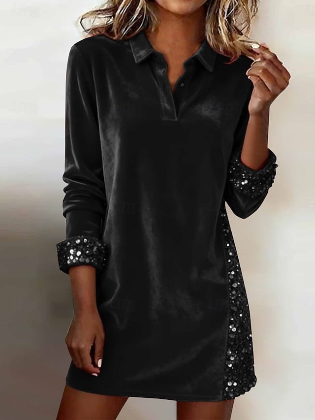 Women's Mini Dress Shift Dress Vacation Casual Outdoor