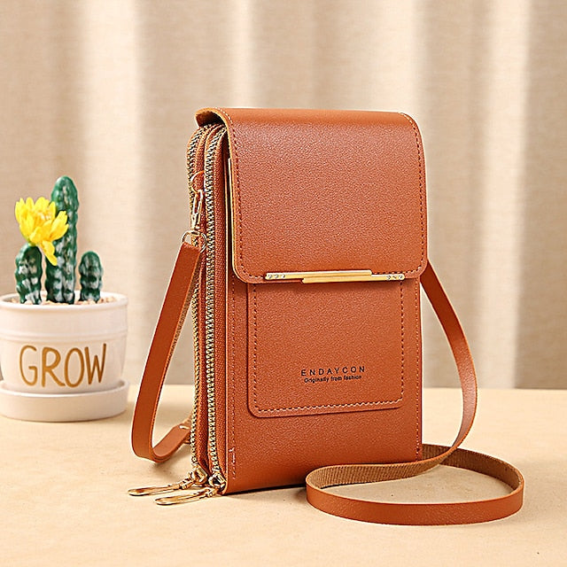 Coin Mobile Phone Purse Wallet Women's Crossbody Bag