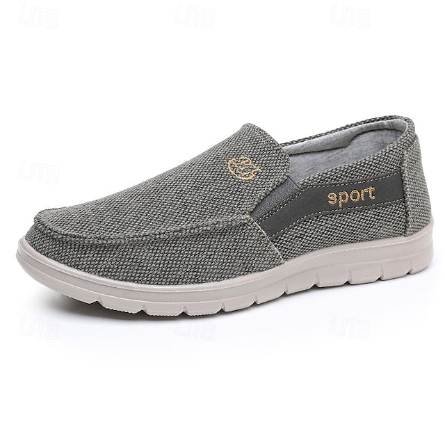 Loafers Boots PU Winter Slip-Ons lined Fleece Men's