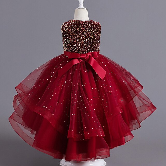 Party Kids Girls' Sleeveless Dress Color Solid