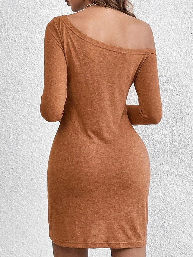 Women's Mini Dress Casual Dress T Shirt Dress Tee Dress