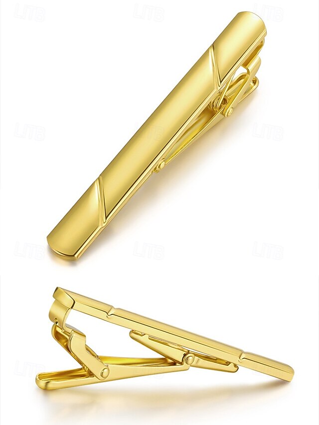 7 Clip Colors Tie Classic - Metal Available Men's