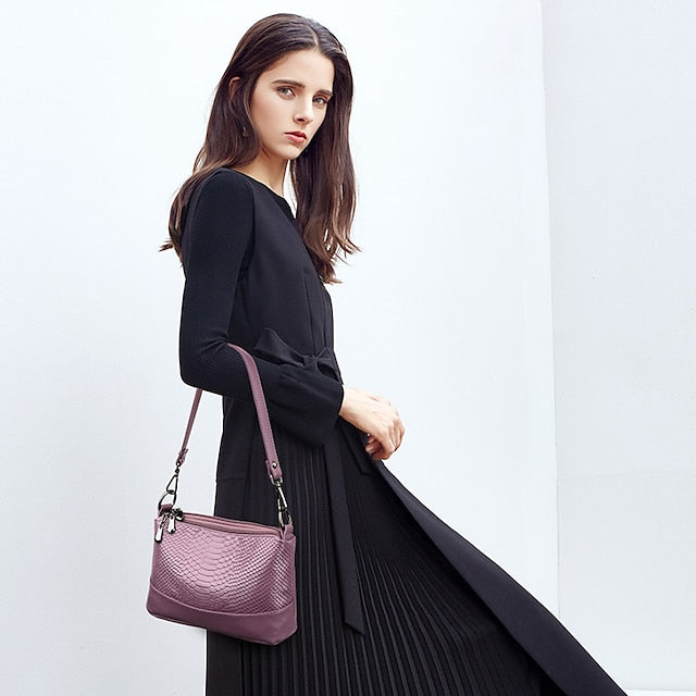 Shoulder Leather Bag Hobo Crossbody Women's PU