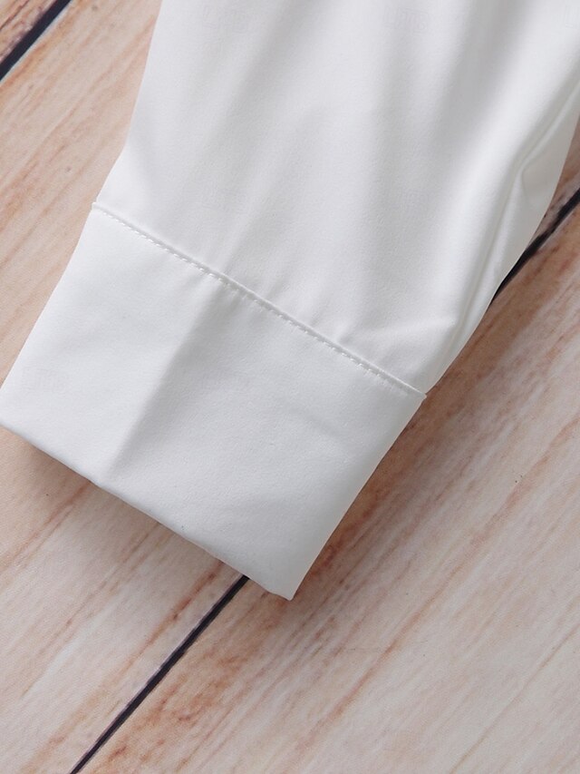 Women's Blouse Buttons Solid Color Elegant Daily Stylish