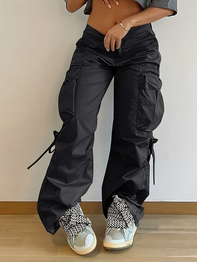 Women's Cargo Pants Pants Trousers Fashion Streetwear Full