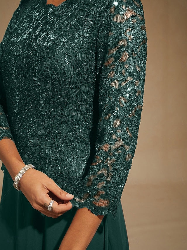 Women's Midi Dress Chiffon Dress A Line Dress Elegant