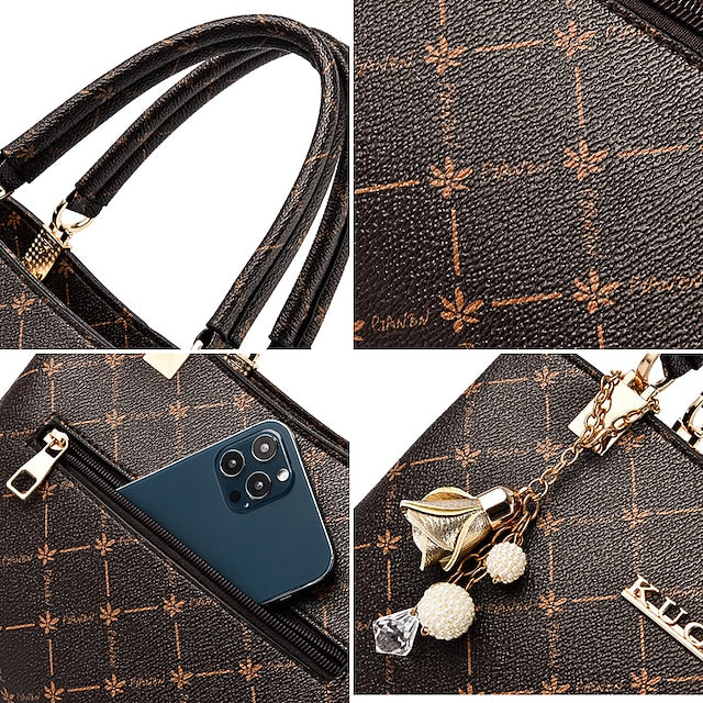 Men's PU Bag Party Leather Shoulder Women's Handbag