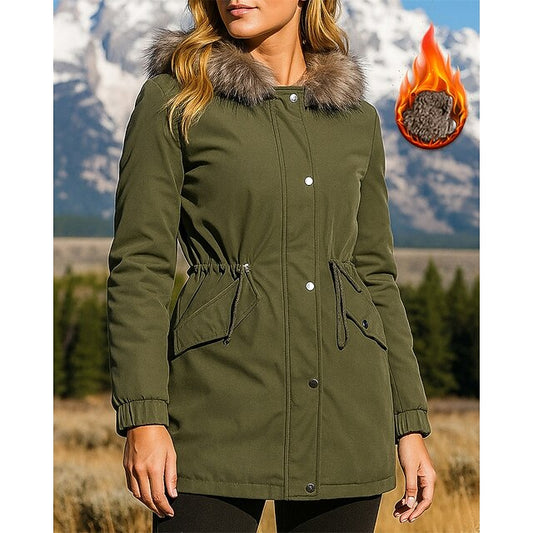 Women's Hiking Jacket Fleece Jacket Winter Coat Thermal