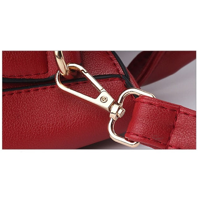 Shoulder Leather PU Handbag Bag Diaper Women's Tote