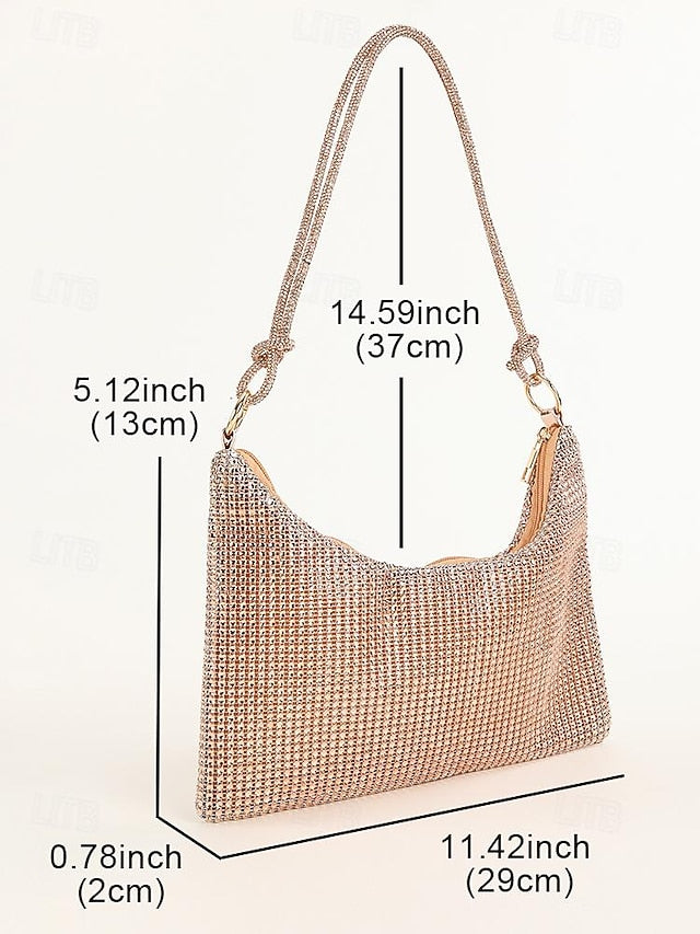 – Women's Handbag Shoulder Bag Evening Rhinestone Elegant