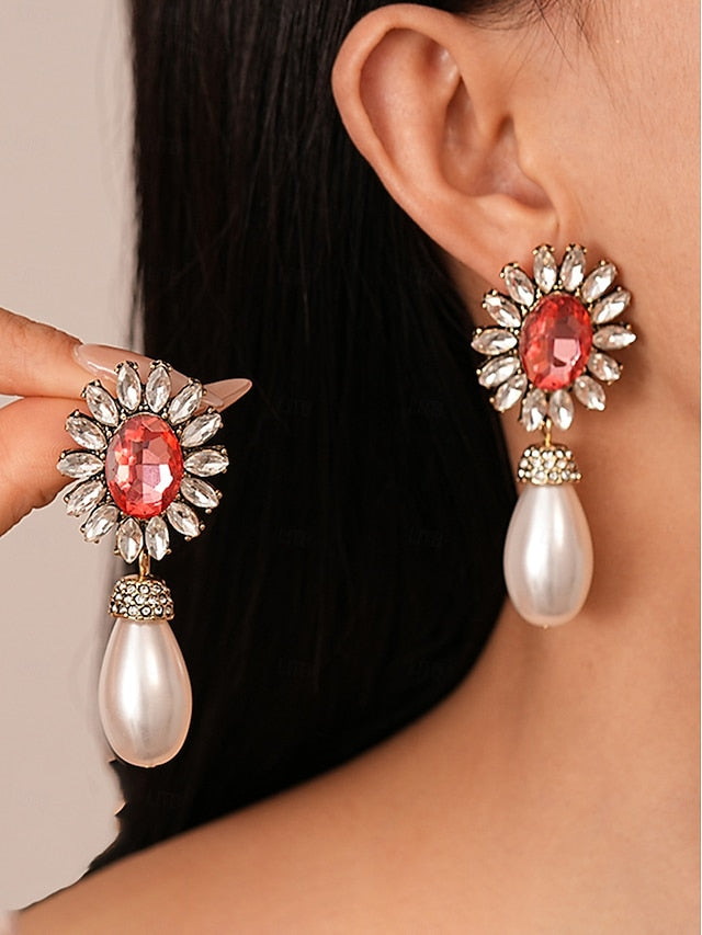 Women's with Earrings Pearl Jewelry Set