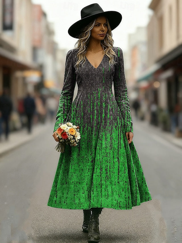 Women's Midi Dress A Line Dress Vacation Casual Daily
