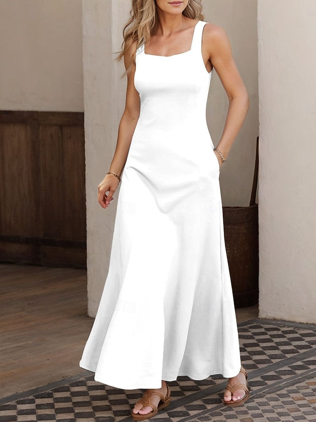 Women's Maxi Dress A Line Dress Summer Dress Off The