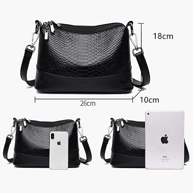 Shoulder Leather Bag Hobo Crossbody Women's PU