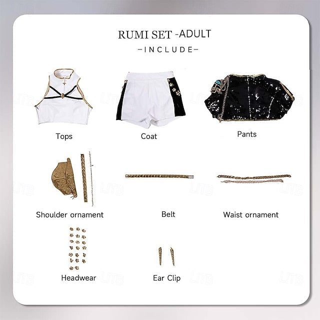 Korean Idol Inspired Pop Star Costume Fancy Dress Virtual Idol