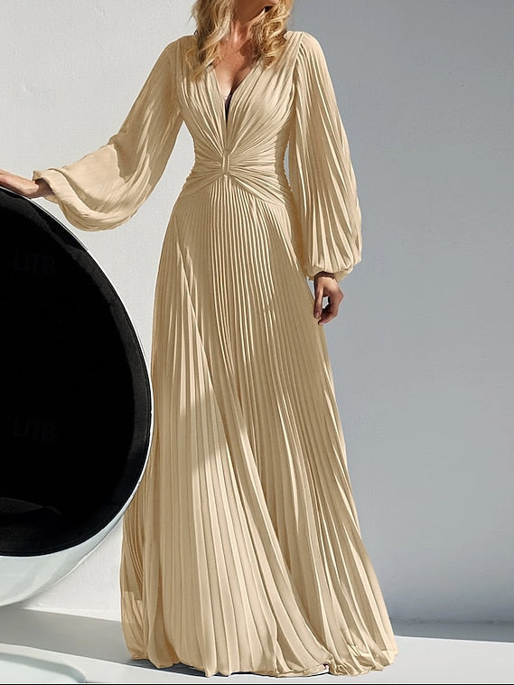 Bride Elegant Mother Dress V of the A-Line Neck Simple