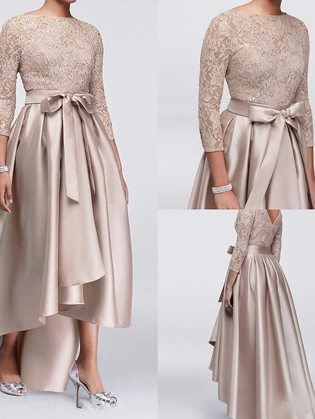 Plus Mother Wedding Size of the A-Line Guest Elegant Bride Dress