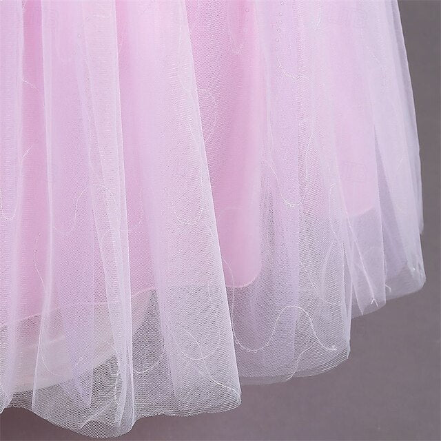 Kid's Flower Girls' Dress Princess Girl