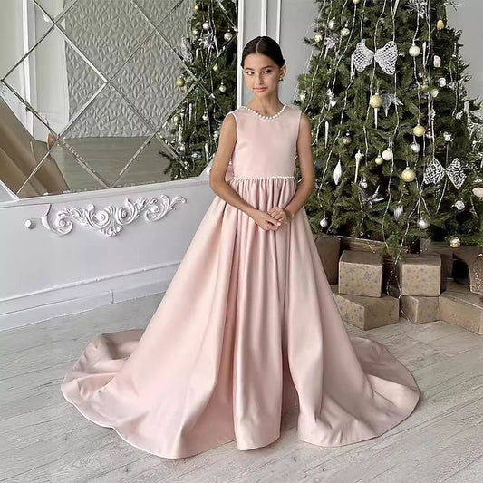 Flower Dress Party Girls' Communion First Girl