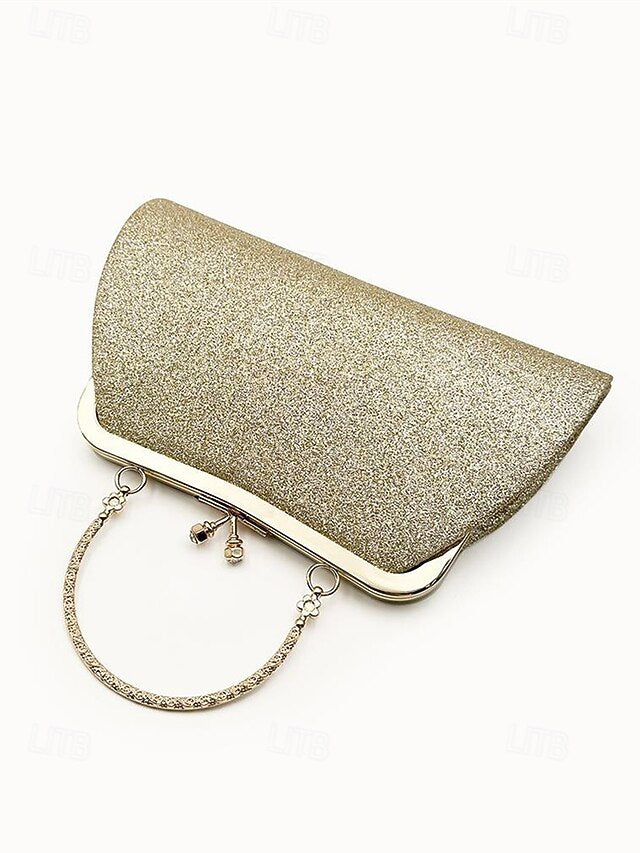 Glitter Evening with Women's Vintage Clutch Purse Pleated