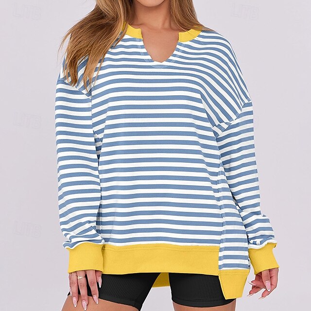 Women's Pullover Sweatshirt Casual Tops Long Sleeve Top