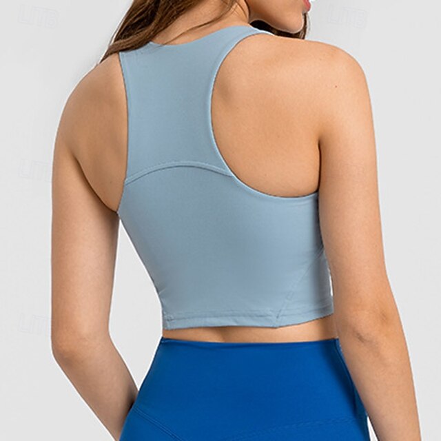 Women's Racerback  Bra Sports Tank Top Padded Sleeveless