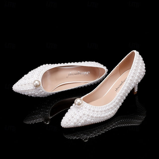 Wedding Shoes Party White Women's