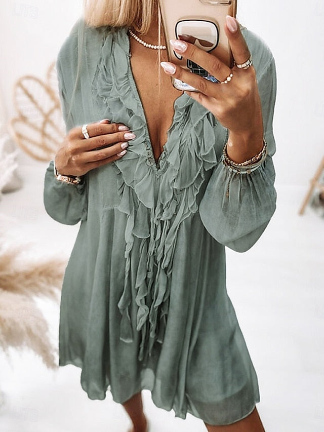 Women's Mini Dress Casual Dress Basic Casual Vacation Daily