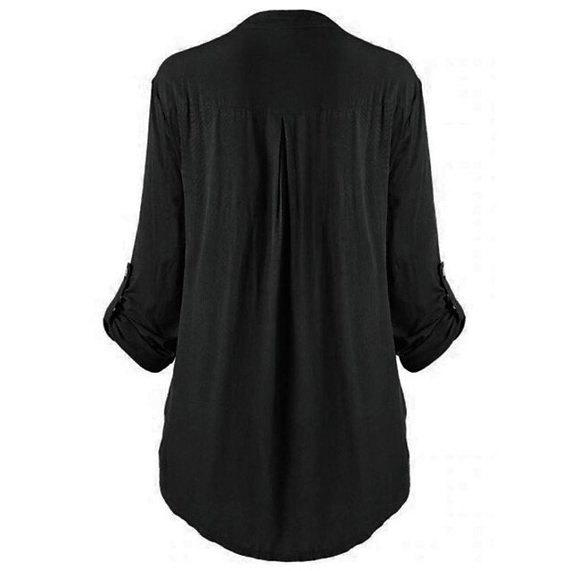 Women's Shirt Lace Shirt Tunic Shirts Blouse Elegant