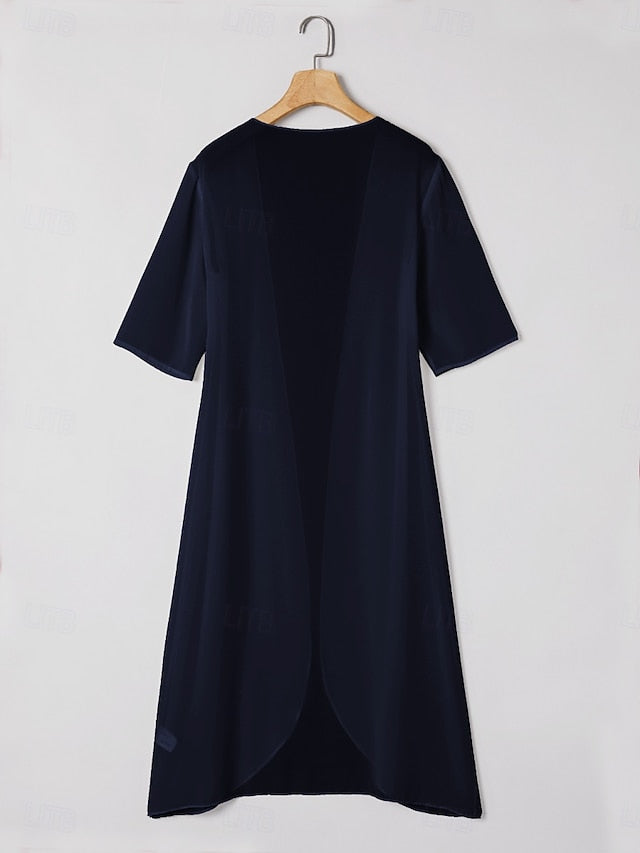 Women's Chiffon Tops Solid Color Elegant Stylish Half