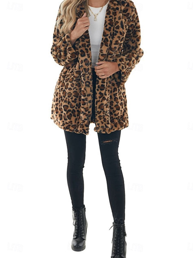 Women's Patchwork Warm Pockets Breathable with Winter Coat