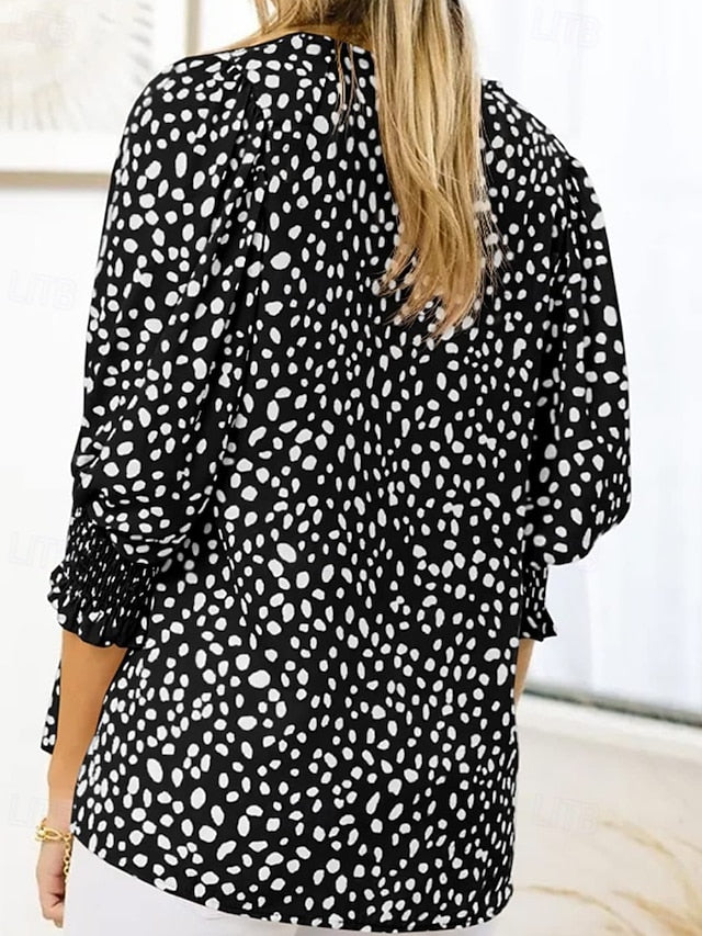 Women's T Shirt Tee Top Print Floral Casual Half Sleeve