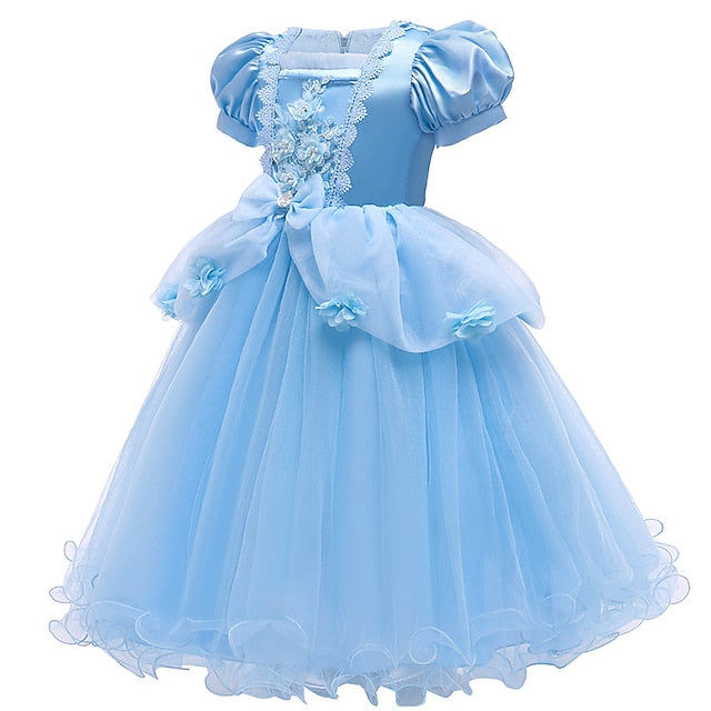 Girl Flower Girls' Movie Dress Princess Cinderella