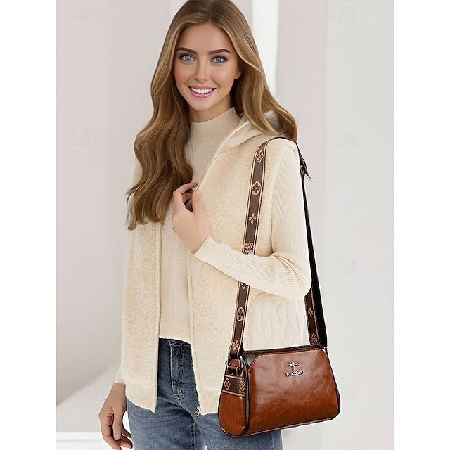 Faux Bag Women's Shoulder Crossbody – Vintage Leather