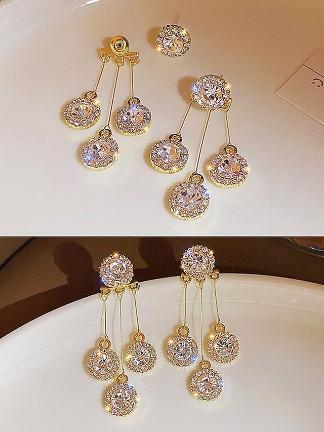 Crystal Earrings for Sparkling – Dangle Women Elegant