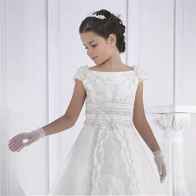 Flower Formal Girl Dress Girls' Kid's Lace