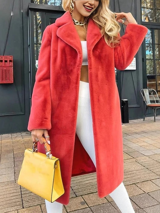 Warm  Furs Women's Faux Coat Comfortable Fur