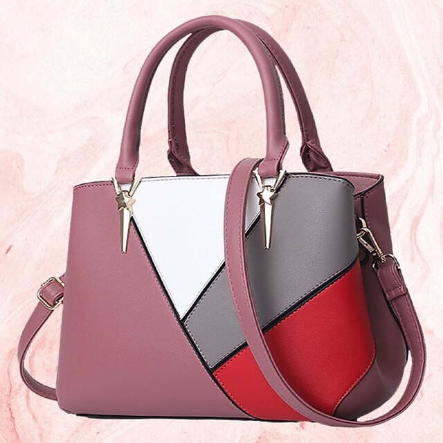 Shoulder Leather PU Handbag Bag Diaper Women's Tote