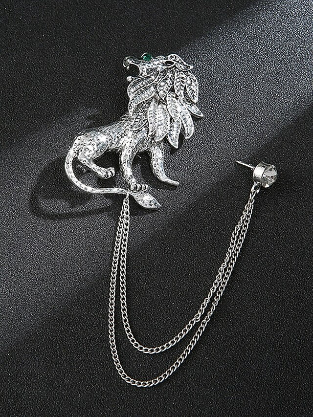 Lapel with Brooch Christmas Men's Pin Deer