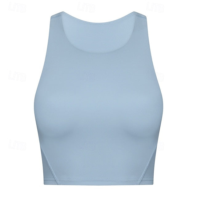 Women's Racerback  Bra Sports Tank Top Padded Sleeveless
