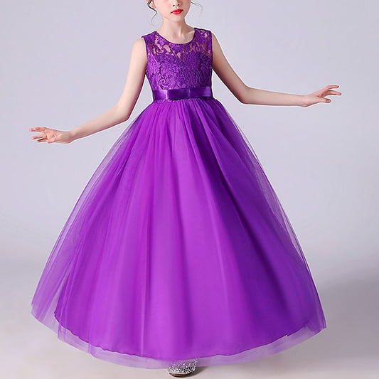 Evening Dress Flower Girls' Girl Gown Party