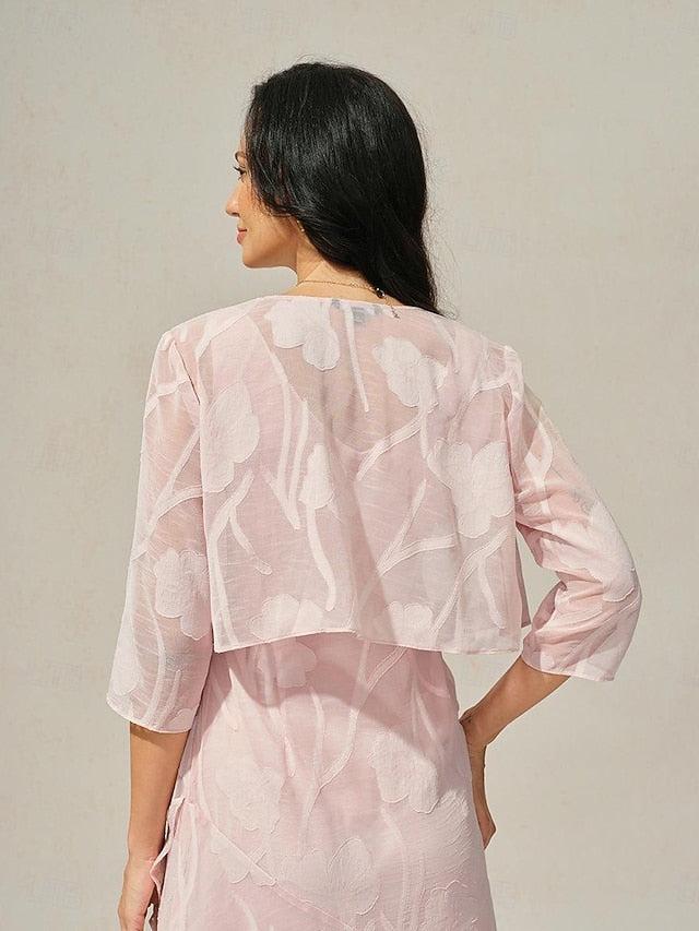 Women's Shrugs Solid Color Elegant Stylish Casual 3/4