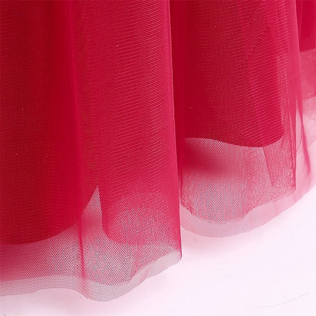 Girls' Flower Kid's Dress Princess Girl