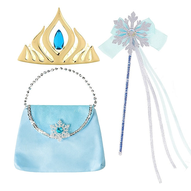 Theme Princess Fairytale Girl Anna Dress Frozen Flower Party