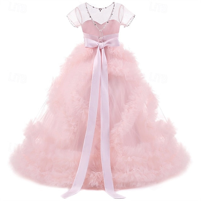 Girl Princess Kid's Girls' Flower Dress