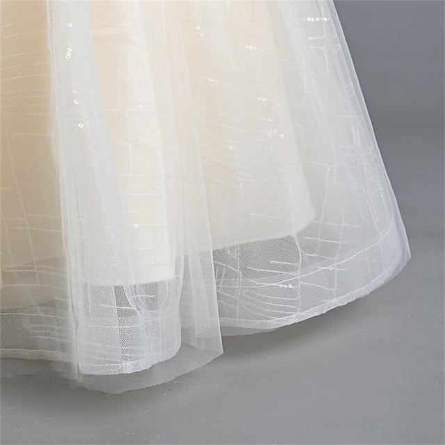 Flower Dress Kids Solid Color Girls' Girl Party